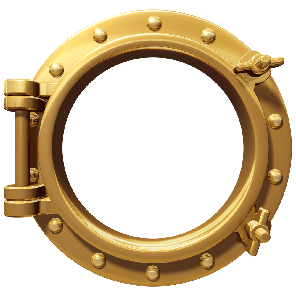 Isolated Ship Porthole